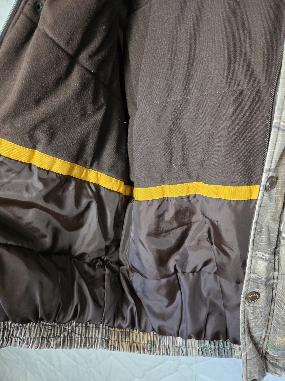 Realtree Jacket Mens Large Xtra Microban Scent Control Fleece Lined Camouflage - Picture 3 of 6